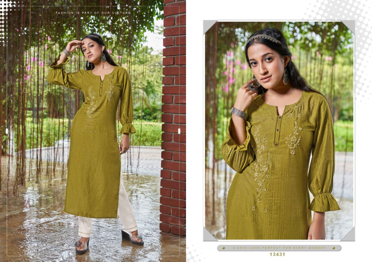 Kalaroop Crush Ethnic Wear Stylish Wholesale Designer Kurtis